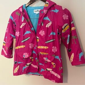 Hatley Surfer Girl Rain Jacket Sz 6 🏄‍♀️